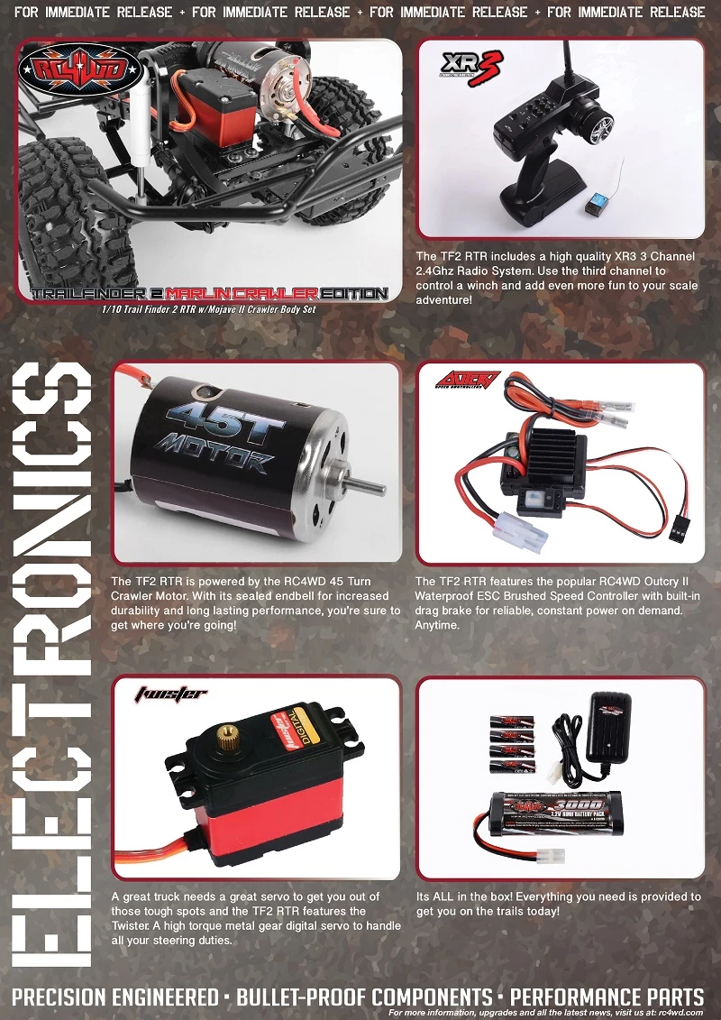 RC4WD Marlin Crawler Trail Finder 2 RTR w/Mojave II Crawler Body Set 26 RC4WD Marlin Crawler Trail Finder 2 RTR w/Mojave II Crawler Body Set - Image 24