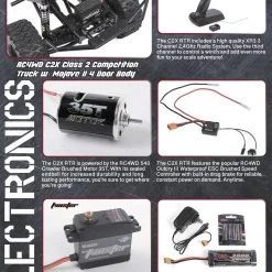 RC4WD C2X Class 2 Competition Truck with Mojave II 4 Door Body RTR 41 RC4WD C2X Class 2 Competition Truck with Mojave II 4 Door Body RTR -Cars Truck shop online Z RTR0042 13 4