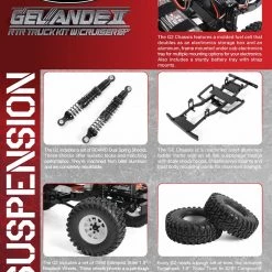 RC4WD Gelande II RTR with Cruiser Body Set - Red 49 RC4WD Gelande II RTR with Cruiser Body Set - Red -Cars Truck shop online Z RTR0047 10