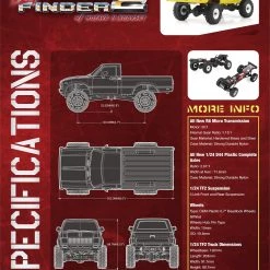 RC4WD 1/24 Trail Finder 2 RTR with Mojave II Hard Body Set (Yellow) -Cars Truck shop online Z RTR0051 3 2