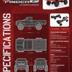 RC4WD 1/24 Trail Finder 2 RTR with Mojave II Hard Body Set (Red) -Cars Truck shop online Z RTR0053 3 2