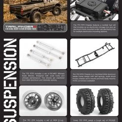 RC4WD Midnight Edition Trail Finder 2 RTR with Mojave II Body Set 43 RC4WD Midnight Edition Trail Finder 2 RTR with Mojave II Body Set -Cars Truck shop online Z RTR0054 8 1