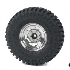 RC4WD Stamped Steel 1.7" Beadlock SR5 Wheels (Chrome) (4) -Cars Truck shop online Z W0065 8