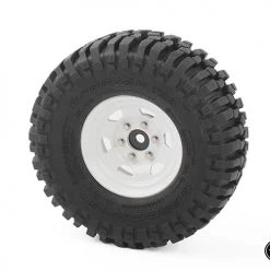 RC4WD Stamped Steel 1.7" Beadlock SR5 Wheels (White/Black) (4) -Cars Truck shop online Z W0066 8