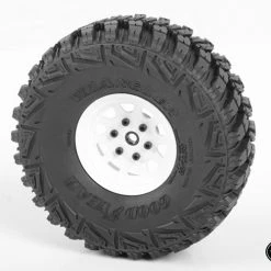 RC4WD Stamped Steel 1.7" Beadlock Wagon Wheels (White) (4) -Cars Truck shop online Z W0269 5