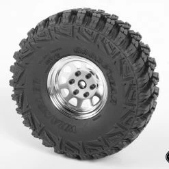 RC4WD Stamped Steel 1.7" Beadlock Wagon Wheels (Chrome) (4) -Cars Truck shop online Z W0271 5