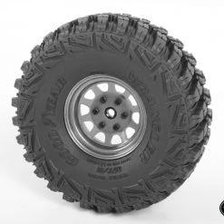 RC4WD Stamped Steel 1.7" Beadlock Wagon Wheels (Clear) (4) -Cars Truck shop online Z W0272 5