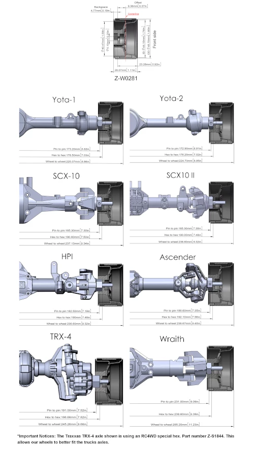 RC4WD Deep Dish Wagon 1.55" Stamped Steel Beadlock Wheels Black (4) 9 RC4WD Deep Dish Wagon 1.55" Stamped Steel Beadlock Wheels Black (4) - Image 7