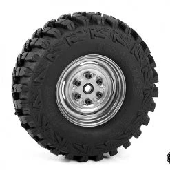 RC4WD Vintage Yota 6 Lug Stamped Steel 1.55" Beadlock Wheels (Clear) (4) -Cars Truck shop online Z W0289 5