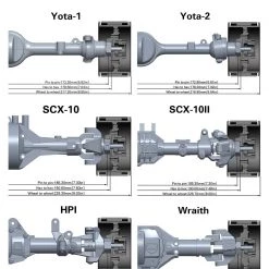 RC4WD Black Rhino Armory Internal Beadlock Deep Dish 1.9" Wheels (4) -Cars Truck shop online Z W0293 8