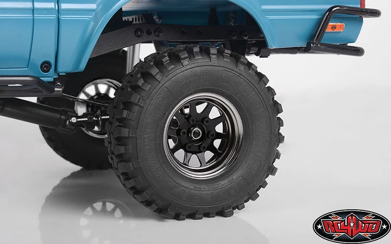 RC4WD OEM 6-Lug Stamped Steel 1.55" Beadlock Wheels (Black and Chrome) (4) 10 RC4WD OEM 6-Lug Stamped Steel 1.55" Beadlock Wheels (Black and Chrome) (4) - Image 8