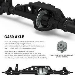 Gmade GR01+ 4WD GOM Plus Rock Crawler Buggy Kit -Cars Truck shop online gm56020 15 shop1 091334