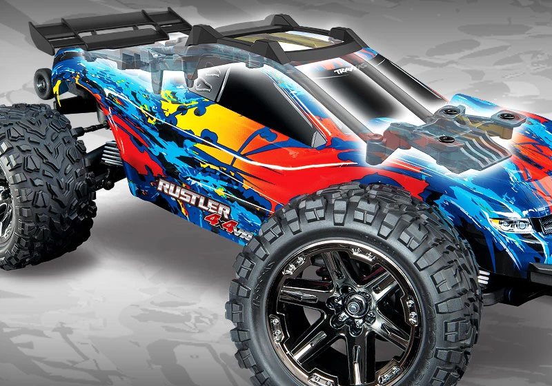 Traxxas Rustler 4X4 VXL 1/10 Scale 4WD Brushless Stadium Truck RTR 25 Traxxas Rustler 4X4 VXL 1/10 Scale 4WD Brushless Stadium Truck RTR - Image 23